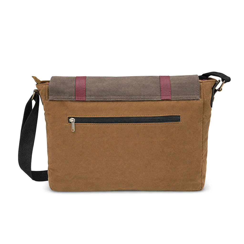 Brown Unisex Laptop Messenger Bag for Everyday Use 177